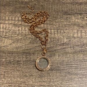 Origami Owl Rose Gold With Swarovski Crystals